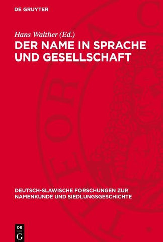 Der Name in Sprache und Gesellschaft