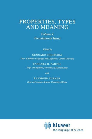 Properties, Types and Meaning