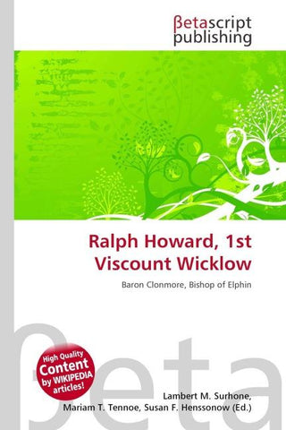 Ralph Howard, 1st Viscount Wicklow