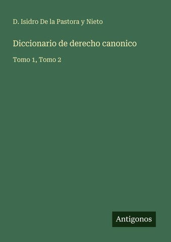 Diccionario de derecho canonico