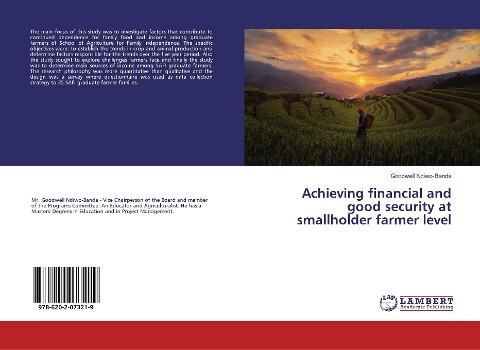 Achieving financial and good security at smallholder farmer level