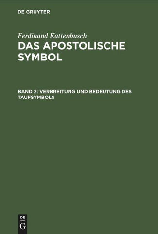 Verbreitung und Bedeutung des Taufsymbols