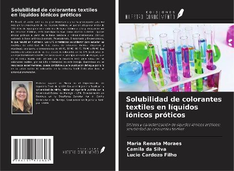 Solubilidad de colorantes textiles en líquidos iónicos próticos