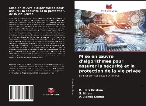 Mise en ¿uvre d'algorithmes pour assurer la sécurité et la protection de la vie privée