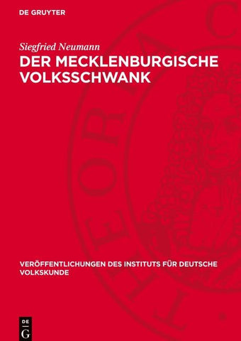 Der Mecklenburgische Volksschwank