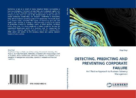 DETECTING, PREDICTING AND PREVENTING CORPORATE FAILURE