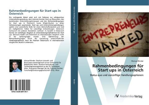 Rahmenbedingungen für Start ups in Österreich
