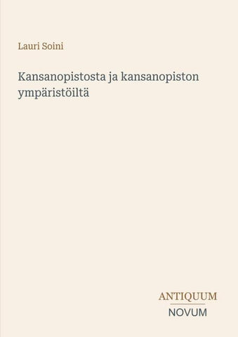 Kansanopistosta ja kansanopiston ympäristöiltä