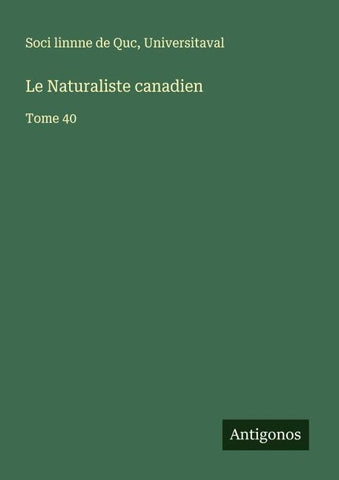 Le Naturaliste canadien
