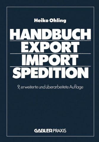 Handbuch Export — Import — Spedition