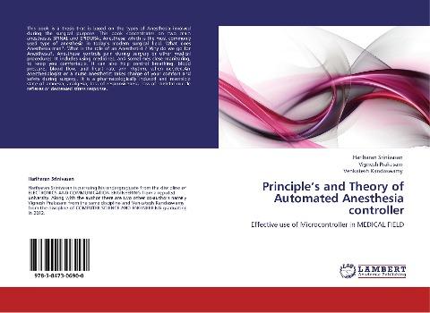 Principle's and Theory of Automated Anesthesia controller