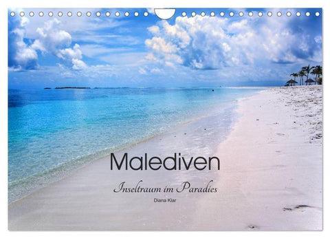Malediven - Inseltraum im Paradies (Wandkalender 2026 DIN A4 quer), CALVENDO Monatskalender