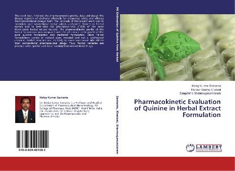 Pharmacokinetic Evaluation of Quinine in Herbal Extract Formulation