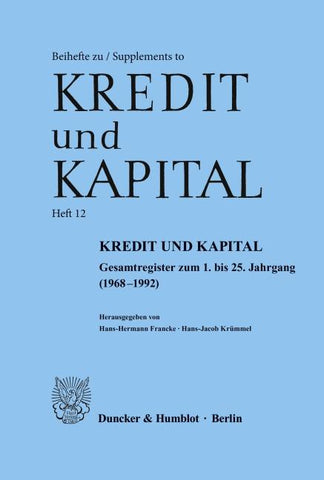 Kredit und Kapital.
