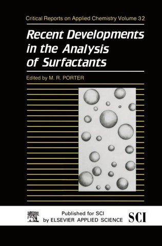 Recent Developments in the Analysis of Surfactants