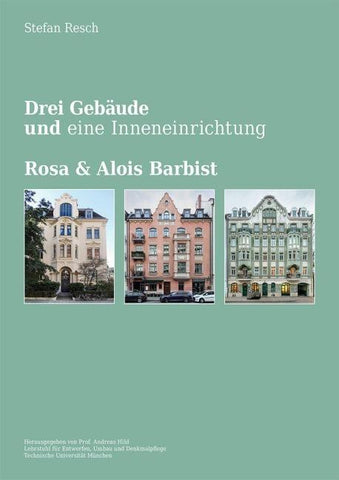 Drei Gebäude und eine Inneneinrichtung