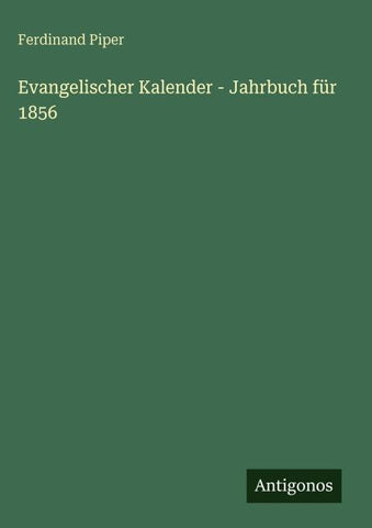 Evangelischer Kalender - Jahrbuch für 1856