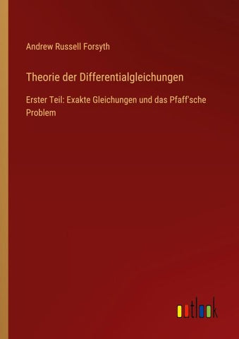 Theorie der Differentialgleichungen