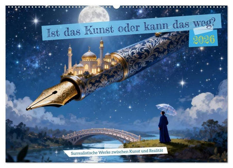 Ist das Kunst oder kann das weg? (Wandkalender 2026 DIN A2 quer), CALVENDO Monatskalender