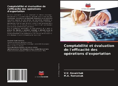 Comptabilité et évaluation de l'efficacité des opérations d'exportation