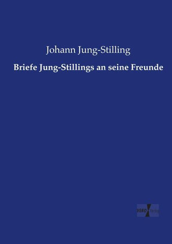 Briefe Jung-Stillings an seine Freunde