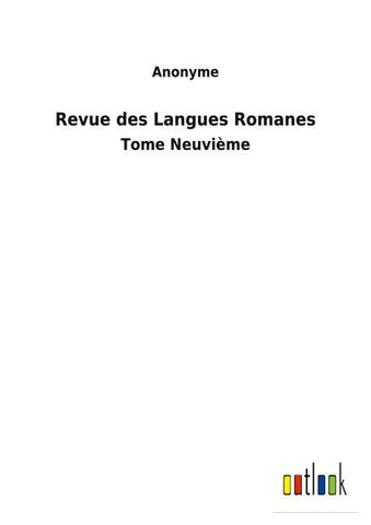 Revue des Langues Romanes