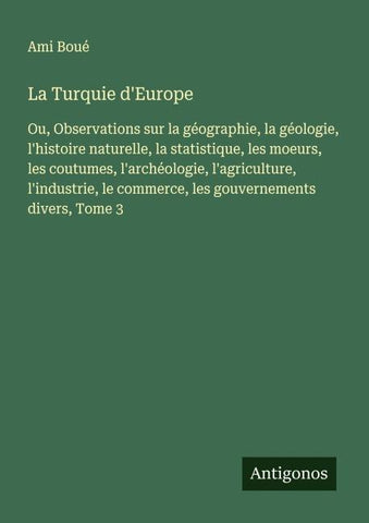 La Turquie d'Europe