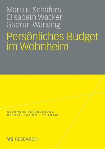 Persönliches Budget im Wohnheim