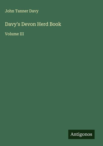 Davy's Devon Herd Book