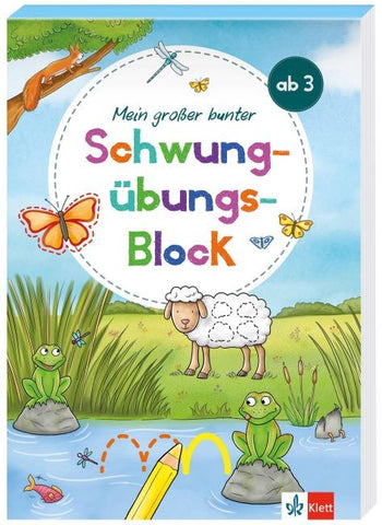 Klett Mein großer bunter Schwungübungs-Block ab 3 Jahren