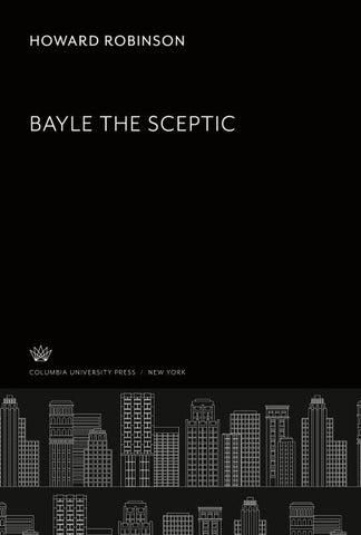 Bayle the Sceptic