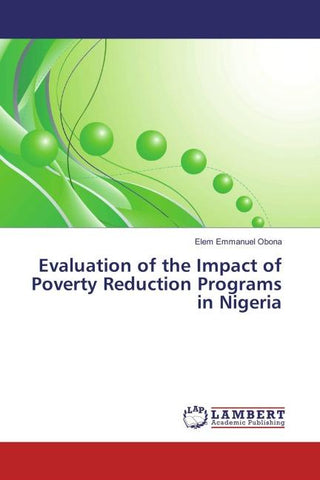 Evaluation of the Impact of Poverty Reduction Programs in Nigeria