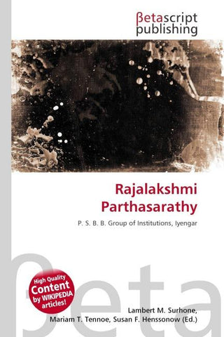 Rajalakshmi Parthasarathy
