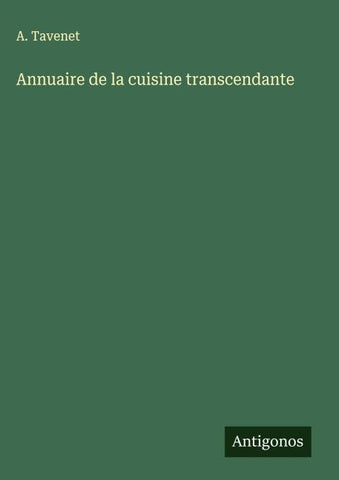 Annuaire de la cuisine transcendante