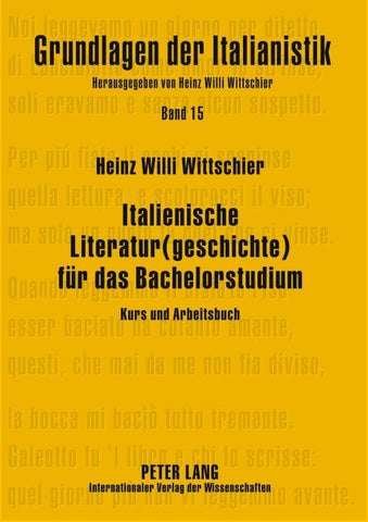 Italienische Literatur(geschichte) fuer das Bachelorstudium