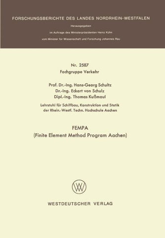 FEMPA (Finite Element Method Program Aachen)