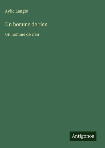 Un homme de rien