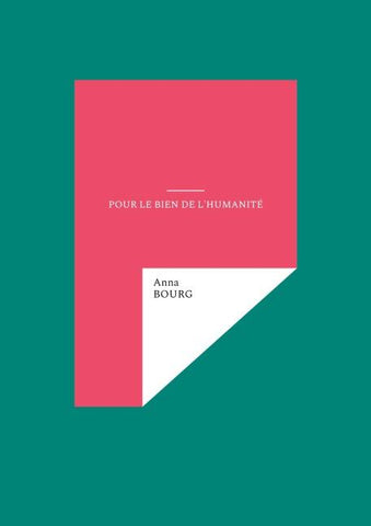 Pour le bien de l'humanité