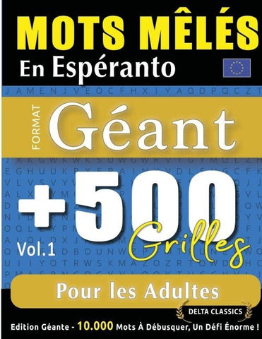 MOTS MÊLÉS EN ESPÉRANTO FORMAT GÉANT