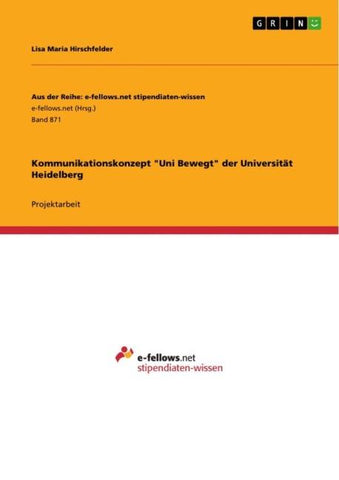Kommunikationskonzept "Uni Bewegt" der Universität Heidelberg