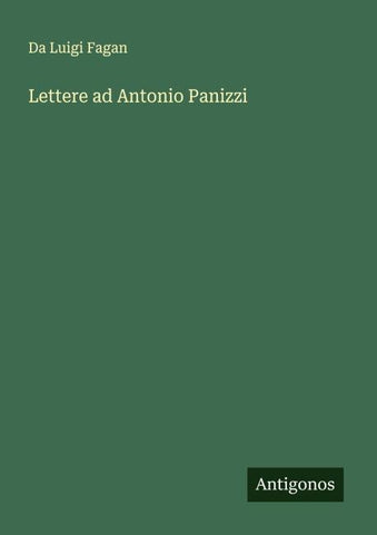 Lettere ad Antonio Panizzi