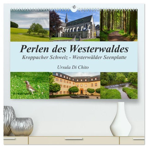 Perlen des Westerwaldes (hochwertiger Premium Wandkalender 2026 DIN A2 quer), Kunstdruck in Hochglanz