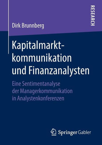 Kapitalmarktkommunikation und Finanzanalysten