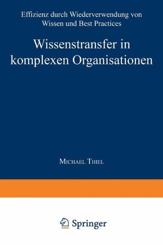 Wissenstransfer in komplexen Organisationen