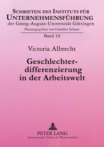 Geschlechterdifferenzierung in der Arbeitswelt