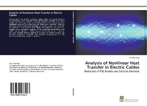 Analysis of Nonlinear Heat Transfer in Electric Cables