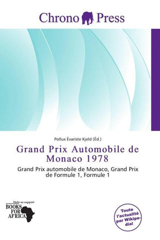 Grand Prix Automobile de Monaco 1978