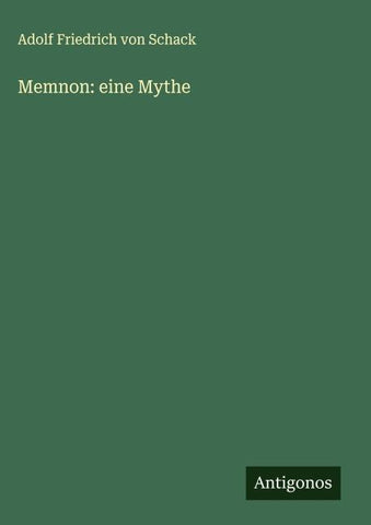 Memnon: eine Mythe