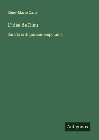 L'idée de Dieu