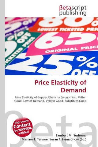 Price Elasticity of Demand